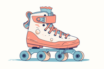 Old inline skates from the 80s