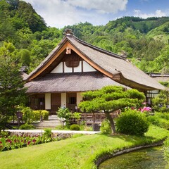 Fototapeta na wymiar 日本の家屋