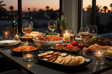 Festive Feast: A Culinary Wonderland of Joy, Bringing Loved Ones Together for a Merry Christmas Celebration (AI Generated) 