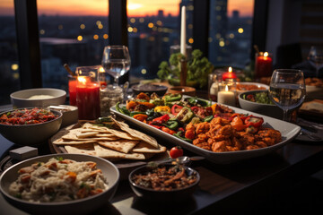 Festive Feast: A Culinary Wonderland of Joy, Bringing Loved Ones Together for a Merry Christmas Celebration (AI Generated) 