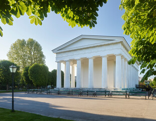 Obraz premium Theseustempel, Volksgarten, 1. Bezirk Innere Stadt, Wien, Österreich