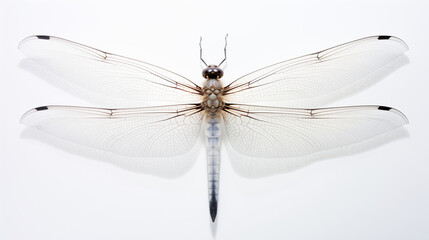 Microcosm of Rainforest Life in Dragonfly Wings