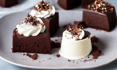 chocolate cake with nuts