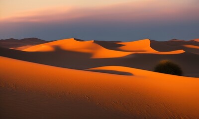 sunset in the mountains
