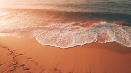 Ocean Waves on a Beach