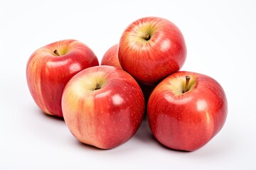 Fototapeta na wymiar Fresh Red Apples: Ripe, Juicy, and Bursting with Flavor