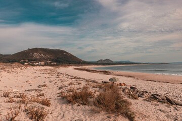 Mesmerizing view of a beautiful seascape on a cloudy day