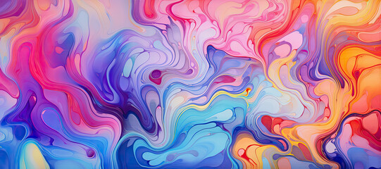 Fototapeta premium illustration of a colored background in oil ink art style