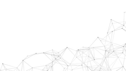 Abstract geometric background. Plexus mesh backdrop illustration.