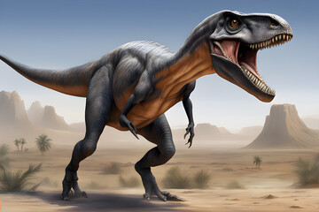 moros-intrepidus-dinosaurier . KI Generated