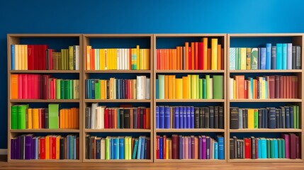 A library with a section for LGBTQ+ literature and resources.