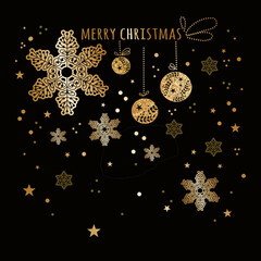 christmas background with stars, christmas greeting card