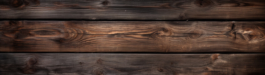 木材の茶色や黒色の壁の板パネルのテクスチャの背景画像　timber wood brown wall plank panel texture background Generative AI
