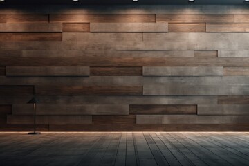 Urban Fusion: Concrete and Wood Wall, a Modern Blend for Stylish Living Spaces