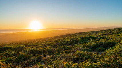 Sunset at West Coast National Park, Western Cape, South Africa	