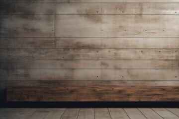 Urban Fusion: Concrete and Wood Wall, a Modern Blend for Stylish Living Spaces