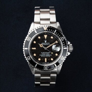 Milano Italy_ November 9 2023. Vintage Rolex Submariner model
