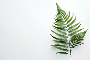 Bracken Fern on a white background with space for naming and branding.