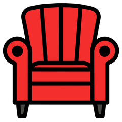 Fototapeta premium sofa vector illustration