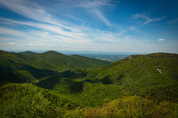 View of the Shenandoah valley from the Rockytop overlook