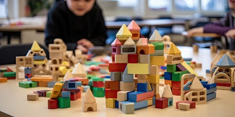 Creative Building Blocks in Kindergarten
