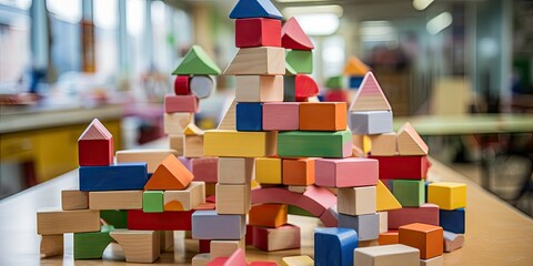 Creative Building Blocks in Kindergarten