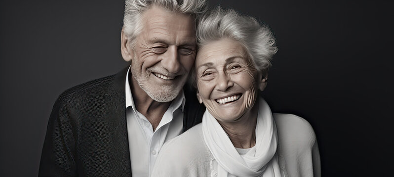 Happy older couple 