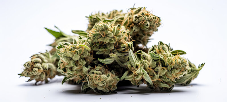 Prescription medical marijuana in its plant form in a pile