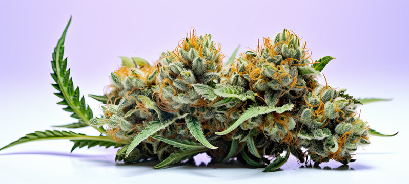 Prescription medical marijuana in its plant form in a pile