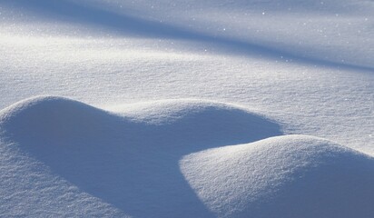 heart in snow