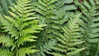 Obraz premium Détails naturels: Texture des feuilles de fougère