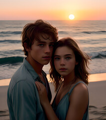 couple on the beach 1