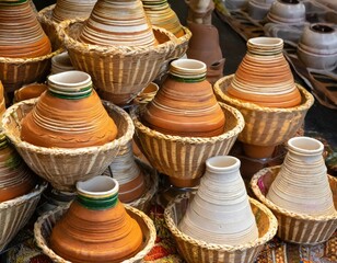 Tradition et Artisanat: Poteries et Céramiques au Marché