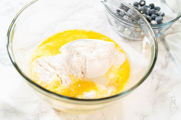 Crafting Lemon, Blueberry, and Vanilla Bundt Cakes