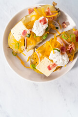 Pressure Cooker Baked Potatoes