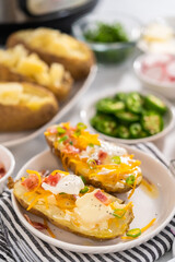 Pressure Cooker Baked Potatoes