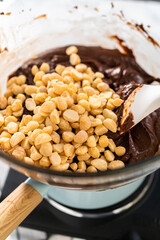 Chocolate macadamia fudge