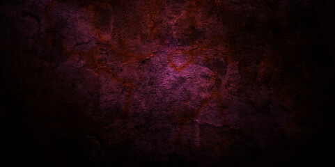 	
Red stone wall texture grunge rock surface. dark gray concrete background backdrop. wide panoramic banner. old wall stone for dark red distressed grunge background wallpaper rough concrete wall.