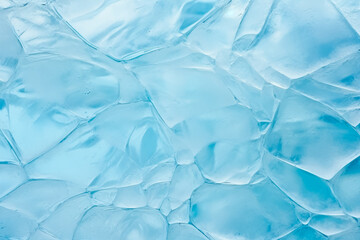 Obraz premium Wide-format original background in light blue tones, featuring an icy or stone-like texture. Bright image. 