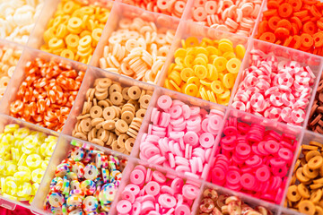 Colorful Clay Beads Set for Creative Kids' Bracelet Making