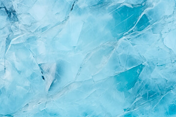 Fototapeta premium Wide-format original background in light blue tones, featuring an icy or stone-like texture. Bright image. 