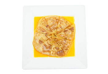 roti canai on top