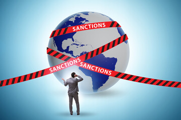 Concept of global political and economic sanctions