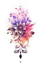 Floral card design | generative AI