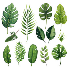 set of leaves | generative AI
