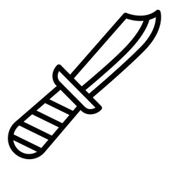 knife outline icon