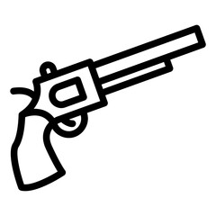 shotgun outline icon