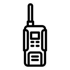 walkie talkie outline icon
