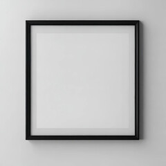 Fototapeta premium Empty Picture Frame Mockup with Elegant Home Decor