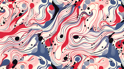 Naklejka premium seamless pattern background image | generative AI